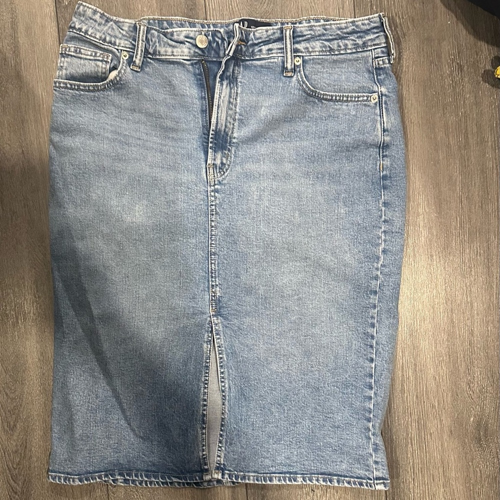 GAP Light Blue Denim Skirt